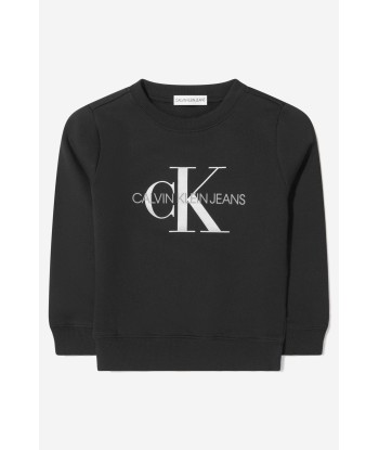 Calvin Klein Unisex Cotton Monogram Logo Sweatshirt 2023