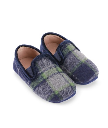 Wool Plaid Loafer - Soft Sole de pas cher