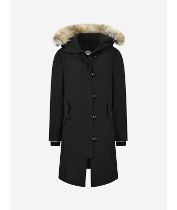 Canada Goose Girls Down Padded Brittania Parka Coat à prix réduit toute l'année