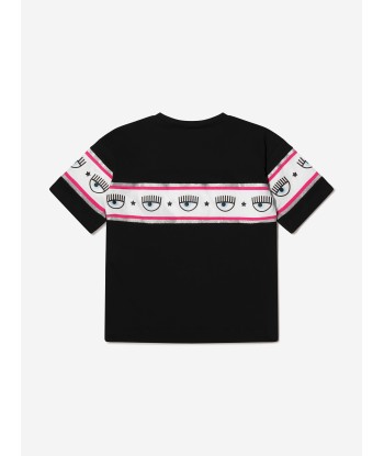 Chiara Ferragni Girls Logo Eyestar T-Shirt offre 