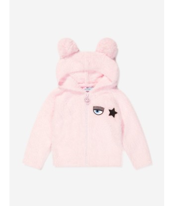 Chiara Ferragni Baby Girls Fluffy Zip Up Hoodie With Ears 50-70% off 