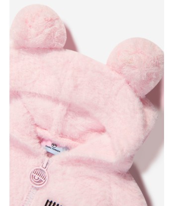 Chiara Ferragni Baby Girls Fluffy Zip Up Hoodie With Ears 50-70% off 