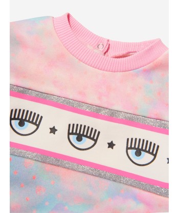 Chiara Ferragni Baby Girls Cloud Print Logo Sweatshirt Economisez 