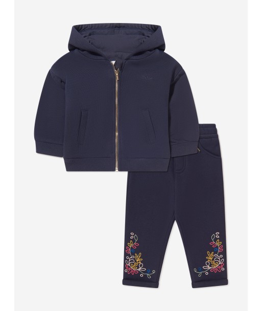 Chloé Baby Girls Embroidered Tracksuit la colonne vertébrale