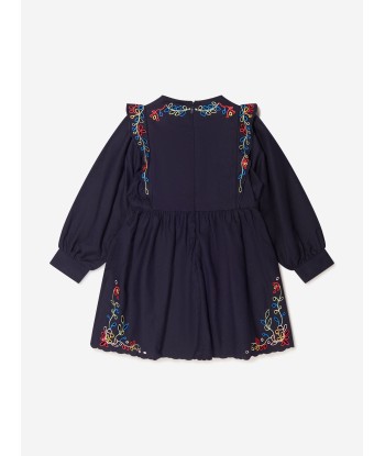 Chloé Girls Broderie Anglaise Dress le des métaux précieux