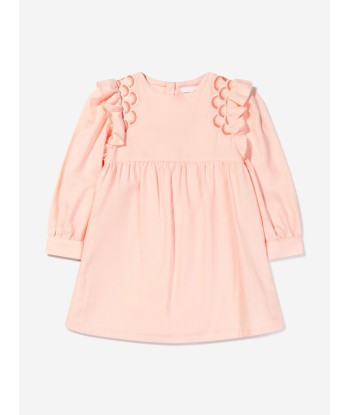 Chloé Girls Organic Cotton Embroidered Dress Les magasins à Paris et en Île-de-France