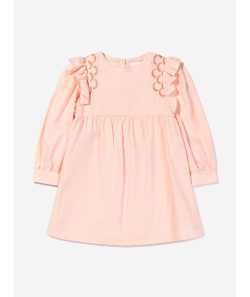 Chloé Girls Organic Cotton Embroidered Dress Les magasins à Paris et en Île-de-France