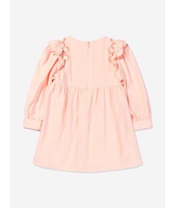 Chloé Girls Organic Cotton Embroidered Dress Les magasins à Paris et en Île-de-France