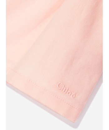 Chloé Girls Organic Cotton Embroidered Dress Les magasins à Paris et en Île-de-France