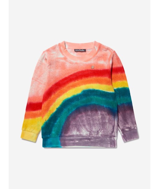 Acne Studios Kids Rainbow Tie-Dye Sweatshirt commande en ligne