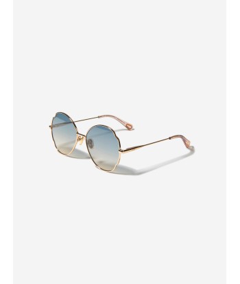 Chloé Girls Metal Framed Gradient Sunglasses Pour