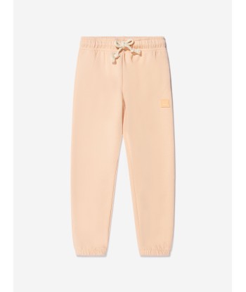 Acne Studios Kids Face Patch Joggers in Pink votre