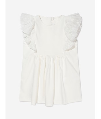 Chloé Baby Girls Organic Cotton Embroidered Dress in Ivory Comment ça marche