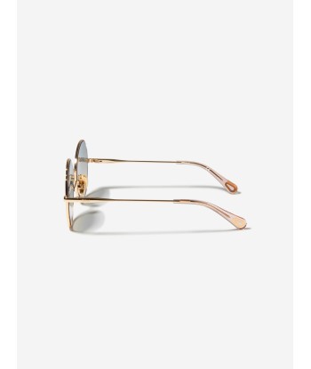 Chloé Girls Metal Framed Gradient Sunglasses Pour