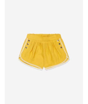 Chloé Baby Girls Organic Cotton Shorts Set in Yellow store