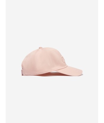 Chloé Girls Embroidered Logo Cap in Pink Comparez plus de prix