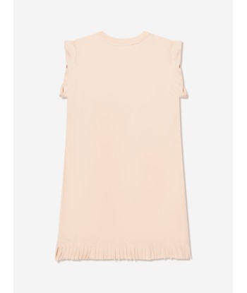 Chloé Girls Organic Cotton Jersey Dress in Pink prix pour 