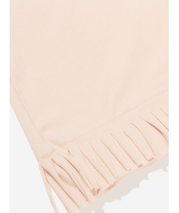 Chloé Girls Organic Cotton Jersey Dress in Pink prix pour 