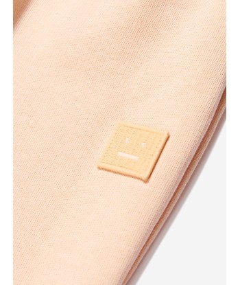 Acne Studios Kids Face Patch Joggers in Pink votre