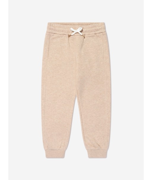 Chloé Girls Organic Cotton Joggers in Beige Venez acheter