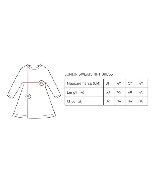 Junior Sweatshirt Dress paiement sécurisé