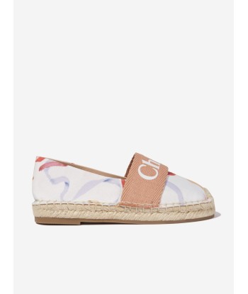 Chloé Girls Logo Espadrilles in Multicolour Les êtres humains sont 