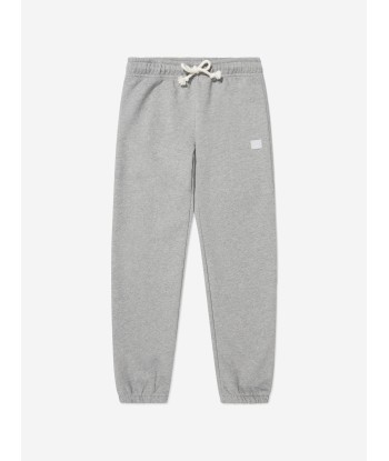 Acne Studios Kids Face Patch Joggers in Grey outlet