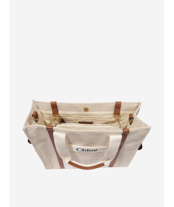 Chloé Baby Organic Cotton Changing Bag in Ivory à prix réduit toute l'année