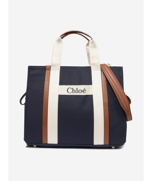 Chloé Baby Changing Bag With Mat And Pouch in Navy brillant des détails fins