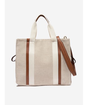 Chloé Baby Organic Cotton Changing Bag in Ivory à prix réduit toute l'année