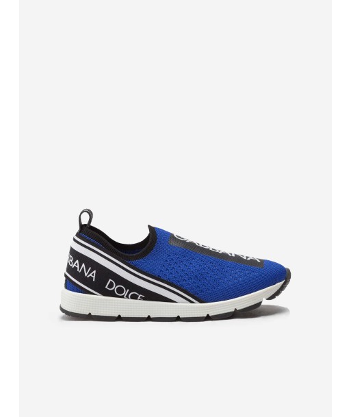 Dolce & Gabbana Boys Logo Slip On Trainers de France