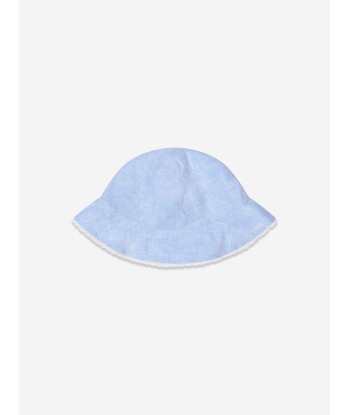 Chloé Baby Girls Chambray Dress With Hat in Blue votre