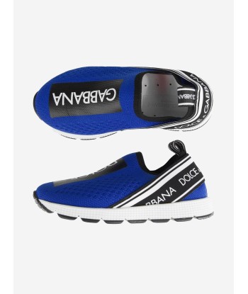 Dolce & Gabbana Boys Logo Slip On Trainers de France