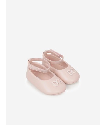 Dolce & Gabbana Baby Girls Leather Ballerina Shoes prix