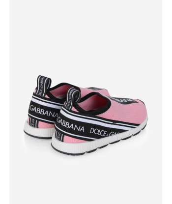 Dolce & Gabbana Girls Slip On Logo Trainers est présent 