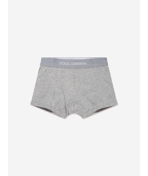 Dolce & Gabbana Boys Cotton Branded Boxer Shorts Set (2 Pack) sur le site 