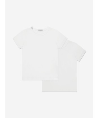 Dolce & Gabbana Boys T-Shirts Set (2 Pack) in White paiement sécurisé