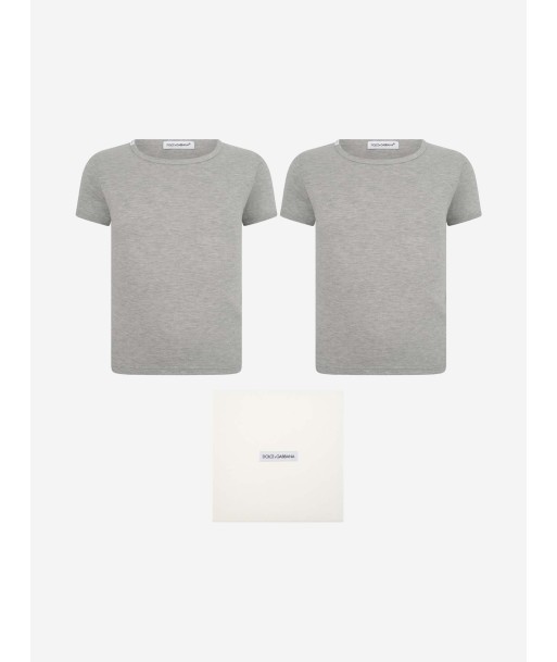 Dolce & Gabbana Boys Cotton Branded T-Shirt Set (2 Pack) online