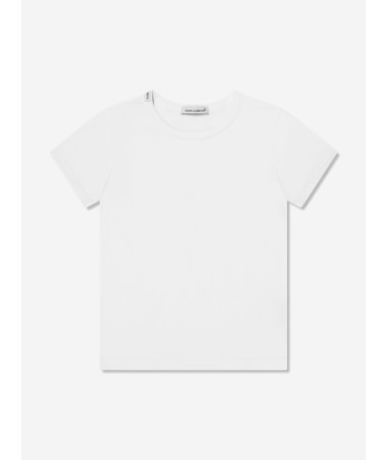 Dolce & Gabbana Boys T-Shirts Set (2 Pack) in White paiement sécurisé