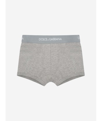 Dolce & Gabbana Boys Cotton Branded Boxer Shorts Set (2 Pack) sur le site 