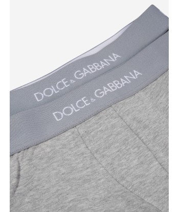 Dolce & Gabbana Boys Cotton Branded Boxer Shorts Set (2 Pack) sur le site 