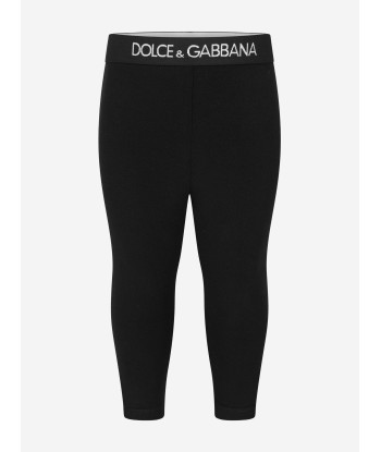 Dolce & Gabbana Baby Girls Cotton Logo Leggings brillant des détails fins