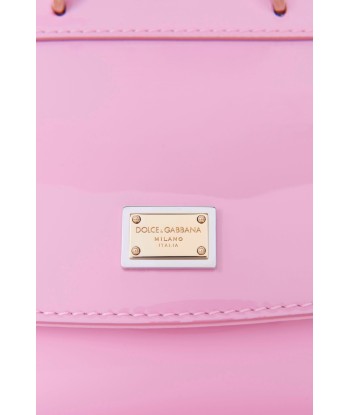 Dolce & Gabbana Girls Patent Leather Handbag in Pink livraison et retour toujours gratuits