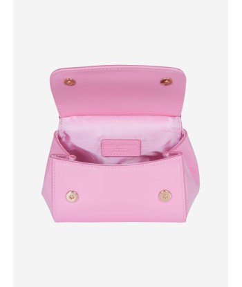 Dolce & Gabbana Girls Patent Leather Handbag in Pink livraison et retour toujours gratuits