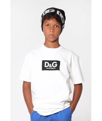 Dolce & Gabbana Boys Cotton Colourblock Logo T-Shirt Les magasins à Paris