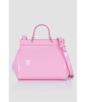 Dolce & Gabbana Girls Patent Leather Handbag in Pink livraison et retour toujours gratuits