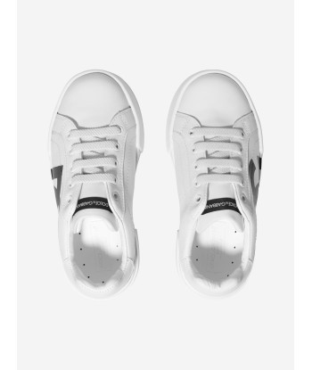 Dolce & Gabbana Kids Leather Low Top Logo Trainers ou a consommer sur place