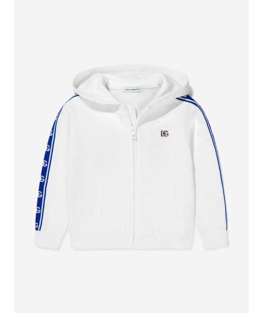 Dolce & Gabbana Baby Boys Logo Tape Zip Up Hoodie Les êtres humains sont 