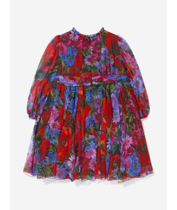 Dolce & Gabbana Baby Girls Floral Chiffon Dress À commander