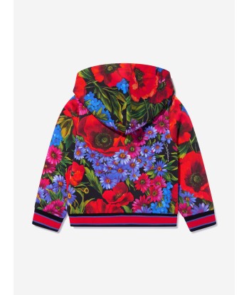 Dolce & Gabbana Baby Girls Floral Zip Up Hoodie en ligne